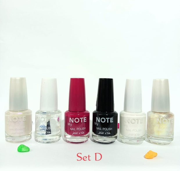 6-Piece Nail Paint Set – Vibrant Colors for Every Mood 💅✨