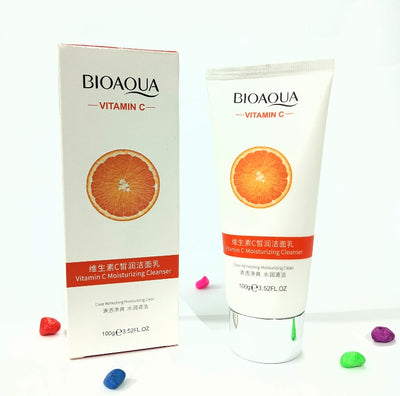 Bioaqua Vitamin C Cleanser – Bright, Fresh & Glowing Skin ✨🍊