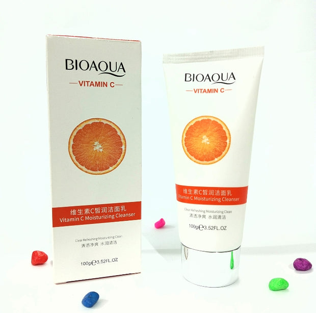 Bioaqua Vitamin C Cleanser – Bright, Fresh & Glowing Skin ✨🍊
