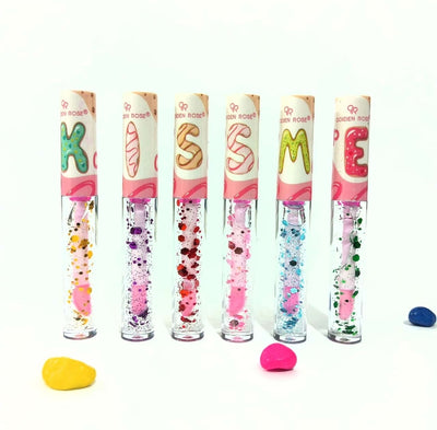 ✨ 6 Pcs Magic Pink Lip Oil Set – Hydrating & Color-Changing Gloss