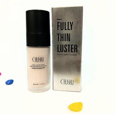 🌸 Chushu Flawless Liquid Foundation – Full Coverage & Natural Glow