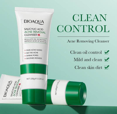 ✨ Bio Aqua Salicylic Acid Acne Removal Cleanser – Clear, Fresh & Healthy Skin ✨