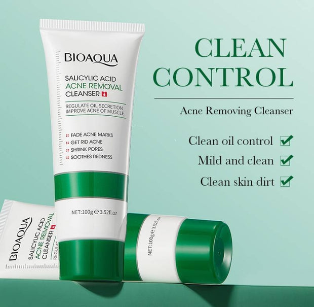 ✨ Bio Aqua Salicylic Acid Acne Removal Cleanser – Clear, Fresh & Healthy Skin ✨