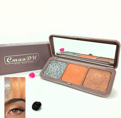 ✨ 3 in 1 Eyeshadow Palette – Multi-Look Perfection ✨