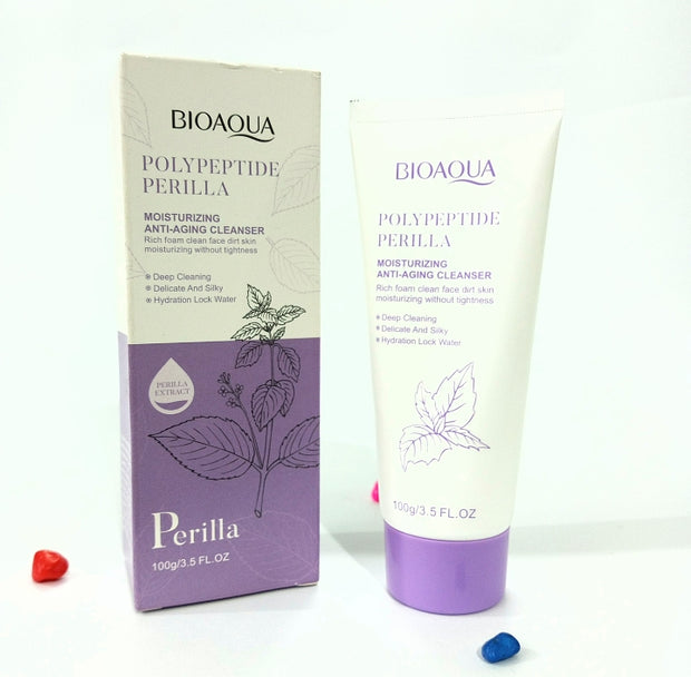 🌿 BioAqua Polypeptide Perilla Cleanser – Gentle & Nourishing Care ✨
