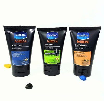 👨 Men’s Face Care Set – 3PC Deal (Wash + Cleanse + Scrub)