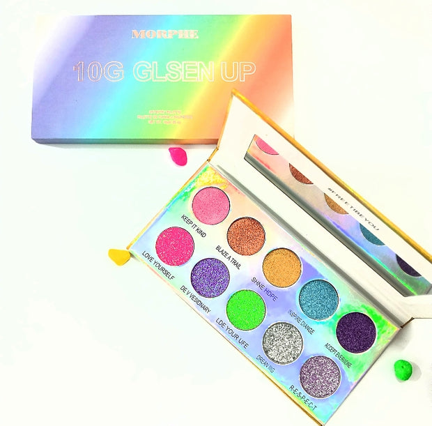 ✨ Shimmer Glitter Eyeshadow Palette – Sparkle & Shine All Day